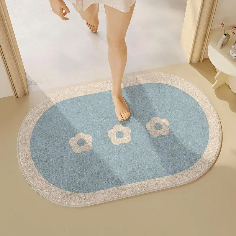 Bathroom floor mat, bedroom carpet, home floor mat, door mat, entrance toilet door mat, bathroom absorbent floor mat