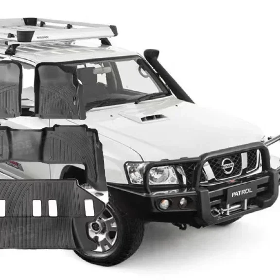 

TPV All Weather Rubber car floor mat FOR Y61Y62 NISSAN Patrol 7 seats