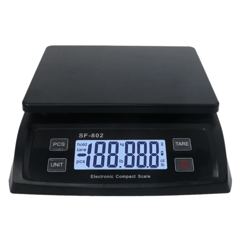 Balança Digital para Envio 66lb01oz 30kg1g Balança Peso Postal com Suporte para Envio Direto