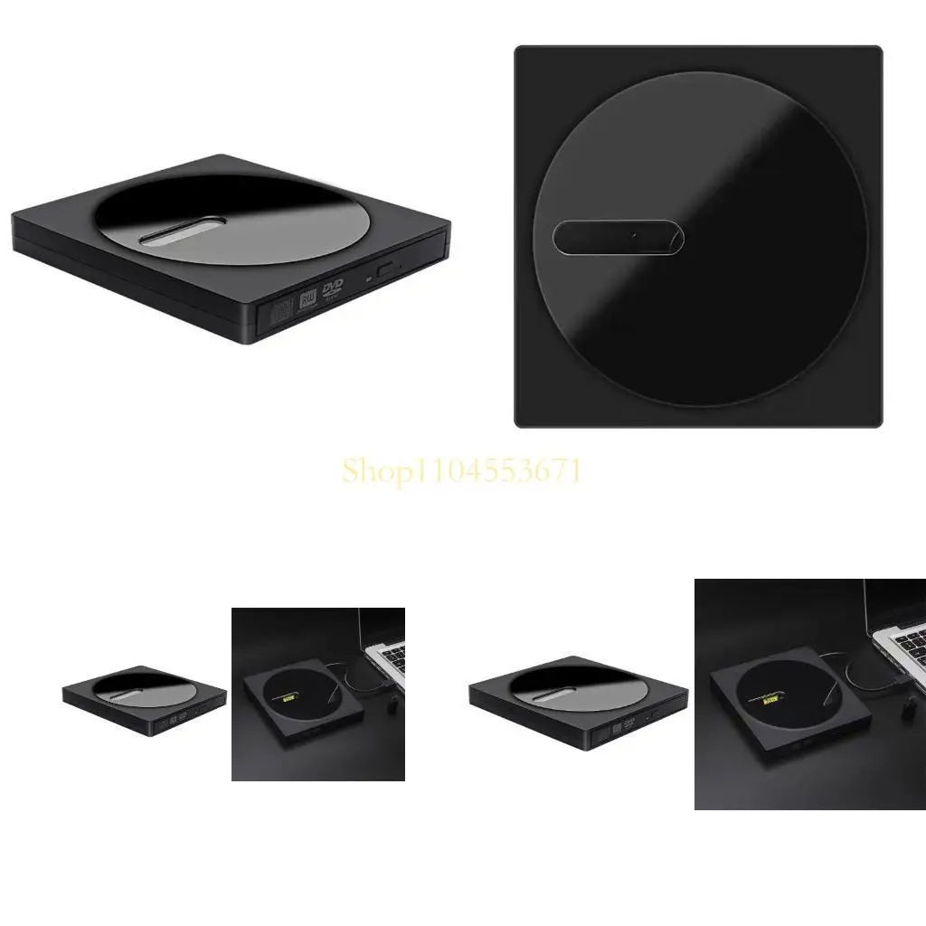 

Бестселлер Портативный внешний оптический диск USB C Type C Writer Внешний USB3.0 DVD -плееры для ноутбука для ноутбука