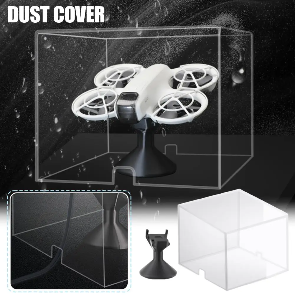 For Dji Neo Drones Transparent Dustproof Storage Box Design Port Waterproof Display Reserved Anti-scratch Holder Charging D H8z3