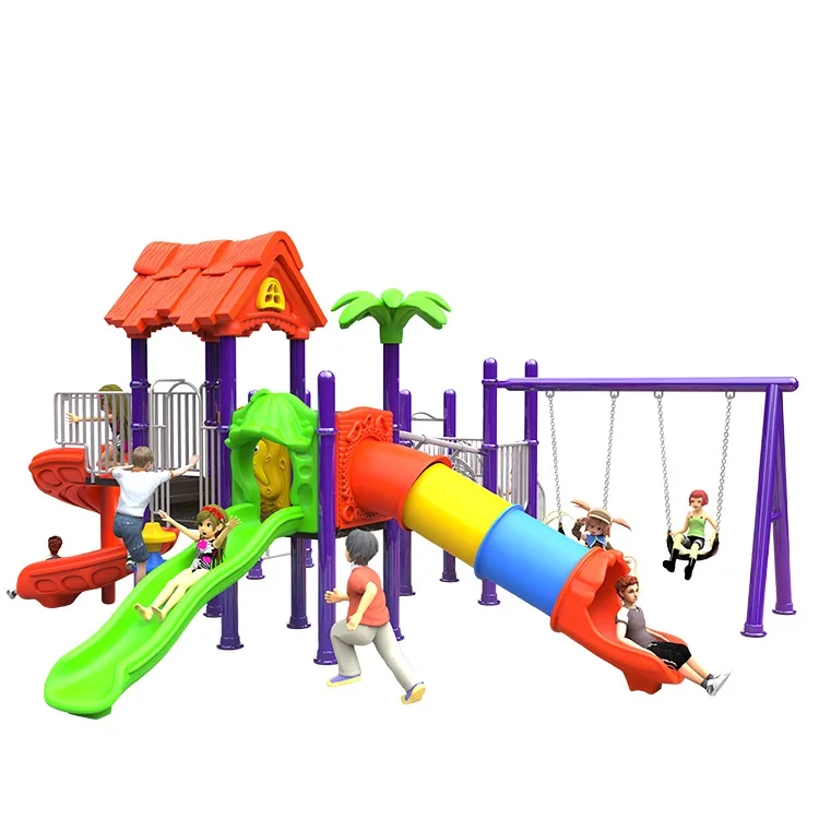 Slides Outdoor Plastic Amusement Park Playground Kids Equipment Playground Outdoor