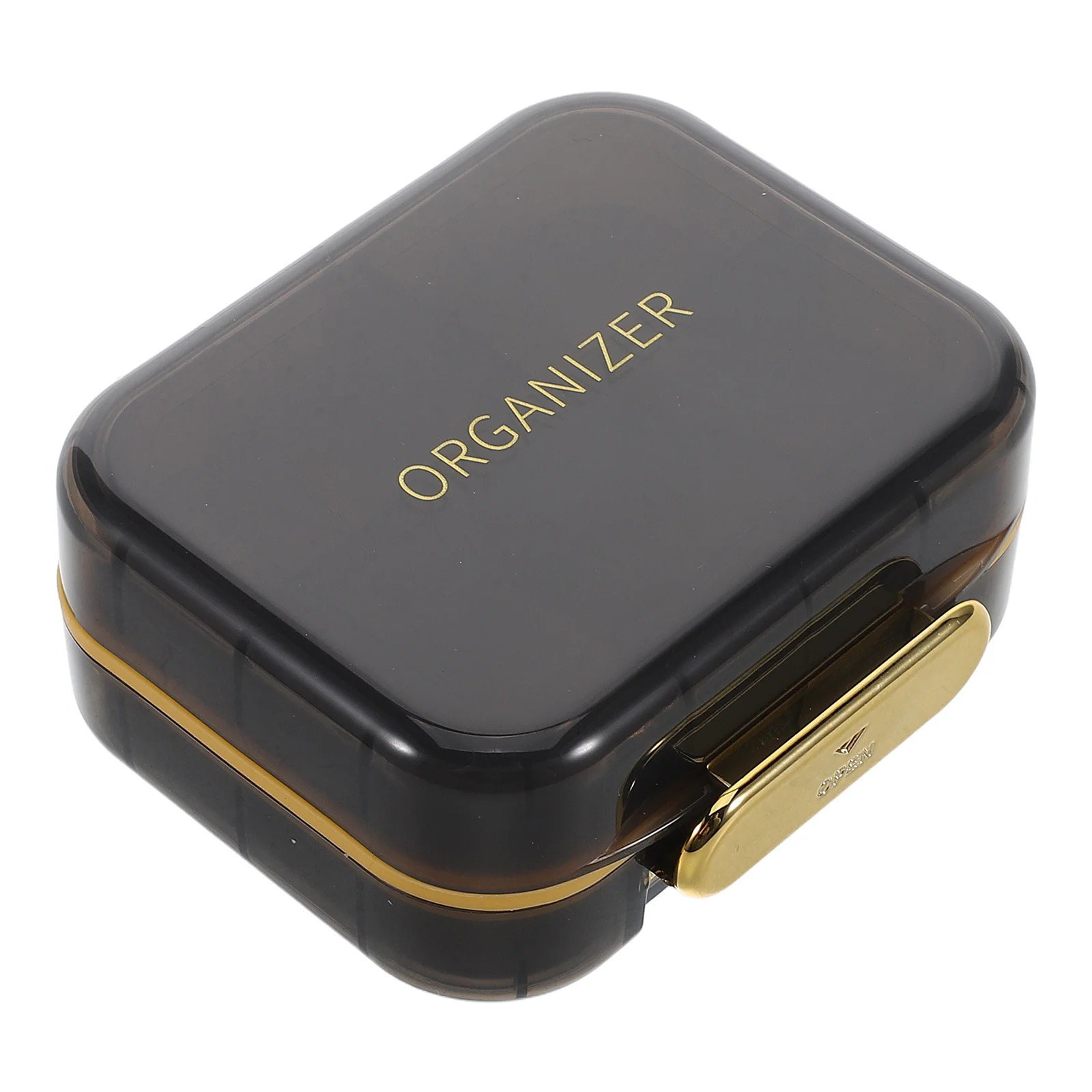 

Мини-коробка для таблеток, небольшой органайзер для лекарств, портативный компактный чехол для таблеток, 7 отделений, дорожный карманный кошелек, повседневная переноска