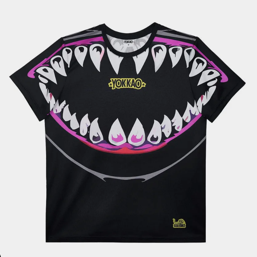 تي شيرت Muay Thai كاجوال YoKKAO رياضي بأكمام قصيرة مطبوع ثلاثي الأبعاد بأكمام قصيرة يسمح بمرور الهواء ومريح