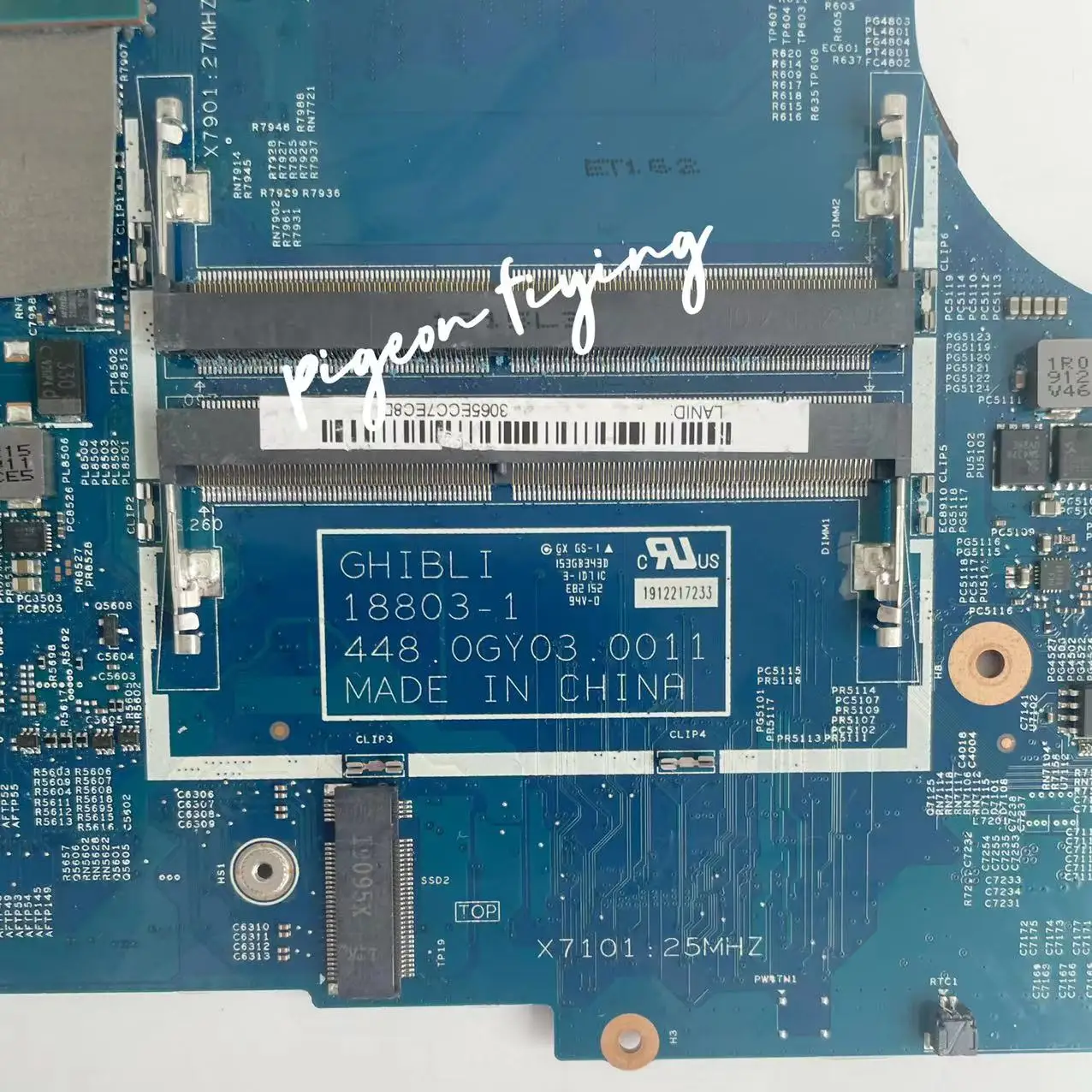 Imagem -06 - Placa-mãe Portátil para Acer Teste ok 188031 448.0gy03.0011 Pt51551 Cpu I7-9750 Srf6u Gup:n18e-g2-a1 Rtx2070 8gb Ddr4