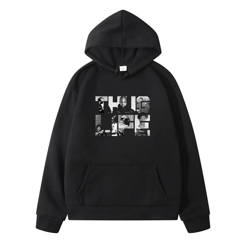 Thug Life Men's Sweat-shirt 2024 Y2k Autumn Pure Cotton Clothing Sweatshirts Men Harajuku New in Hoodies & Sweatshirts