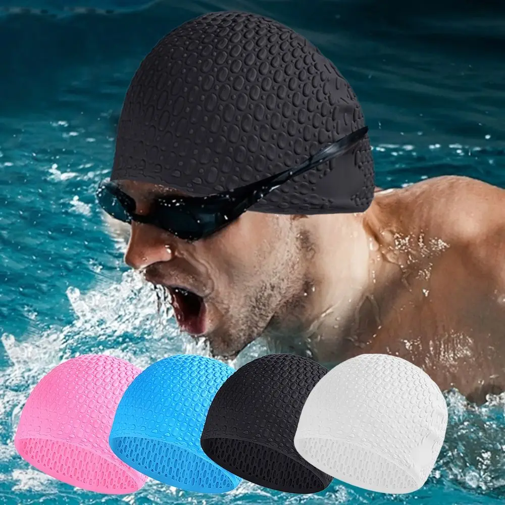 Replacement Silicone Swimming Cap Ultra Thin Durable Shower Caps Waterproof Bathing Hat