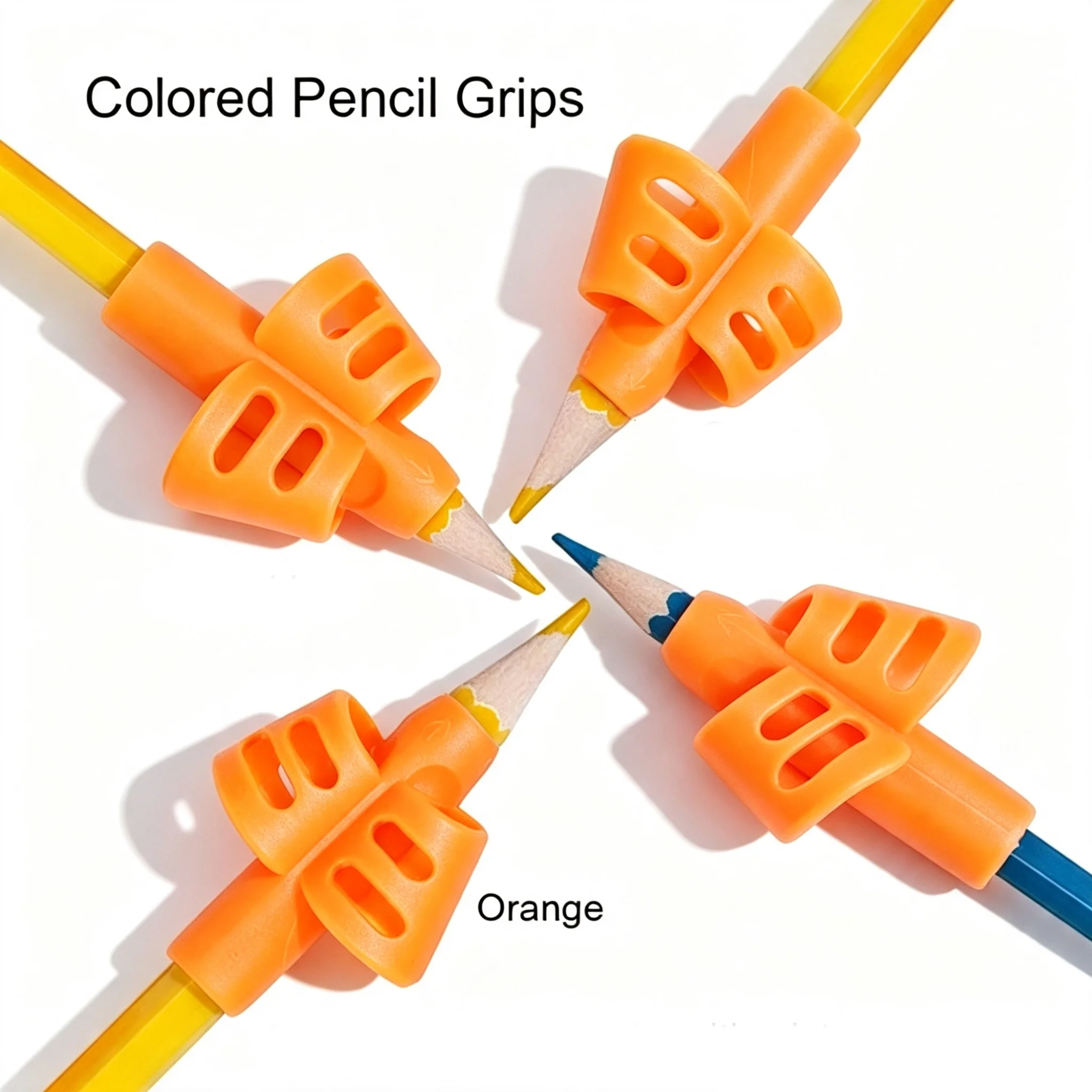 10/15/20Pcs Ergonomic Pencil Grips – 2-Finger Writing Trainer , Posture Correction Aid For Learning To Write,Back To School