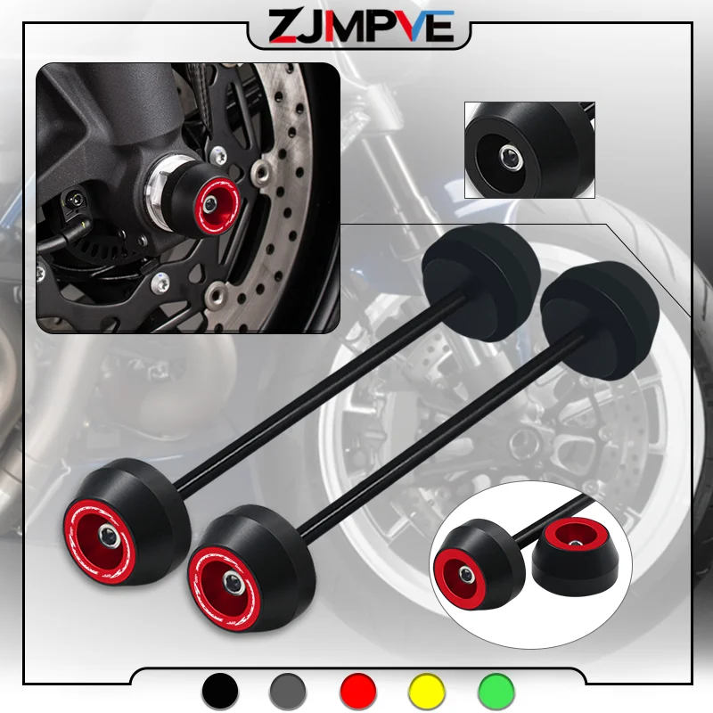 For TRACER 9GT Tracer 9gt 21-2026 CNC Front Rear Spindle Bobbins Axle Wheel Fork Sliders Crash Protector Motorcycle Accessories