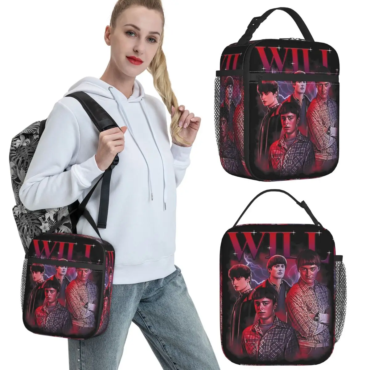 

Will Byers Insulated Lunch Bags Food Container Leakproof Thermal Cooler Lunch Boxes For School Office