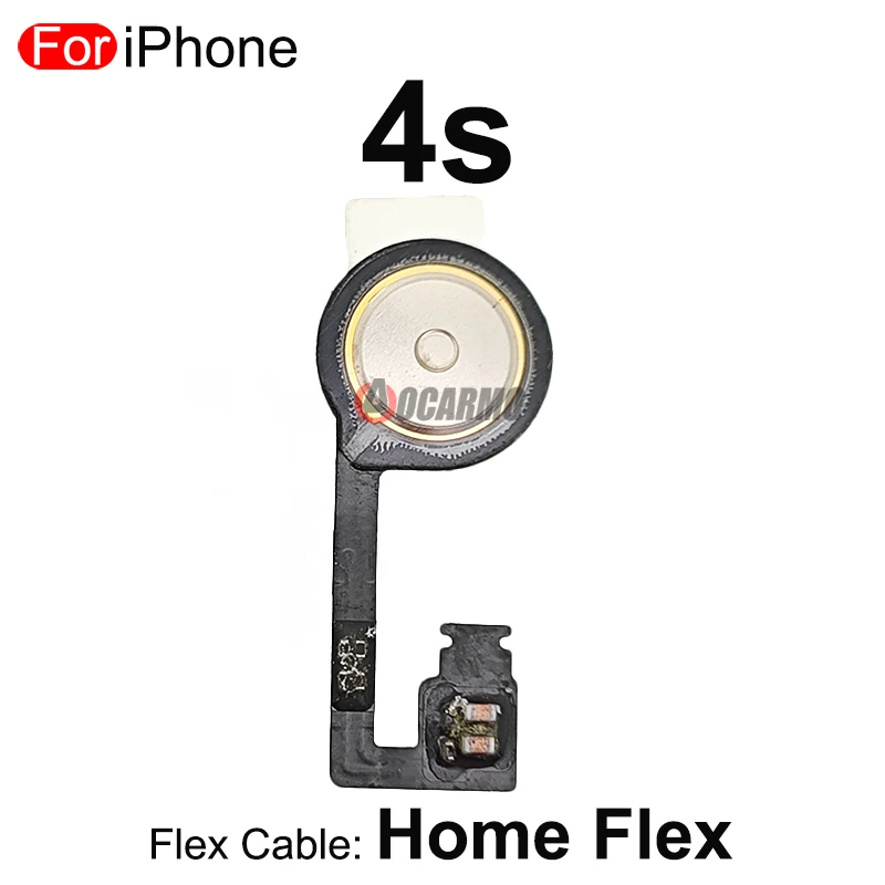 1Pcs Home Return Button Flex Cable Replacement Parts For iPhone 5C 4 4S image 4