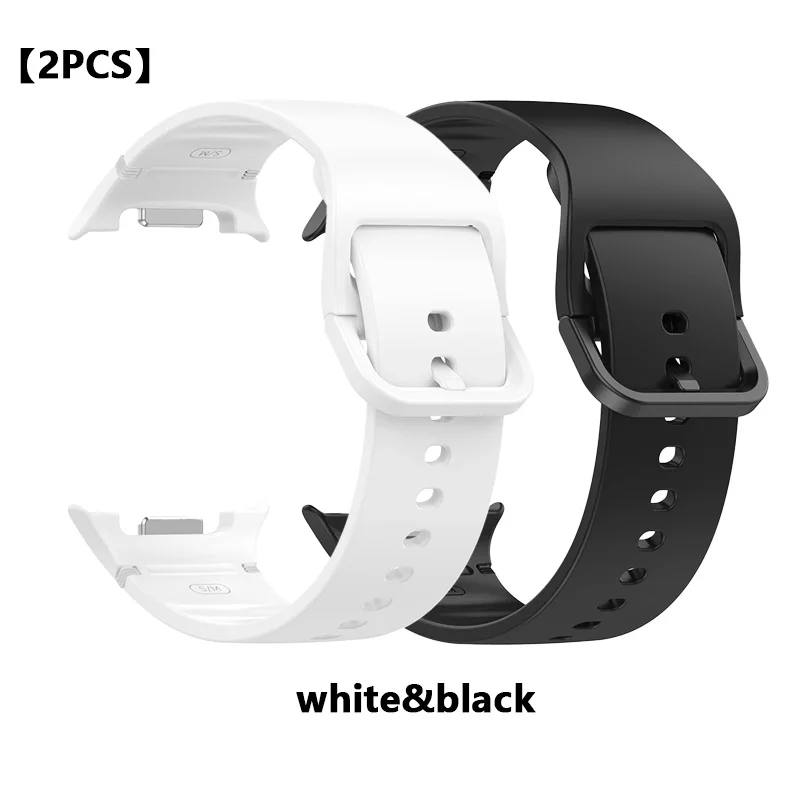 1/2 Stück atmungsaktive Silikonbänder für Samsung Galaxy Watch 8 40/44 mm Ersatz-Sportarmband für Galaxy Watch 8 Classic 46 mm