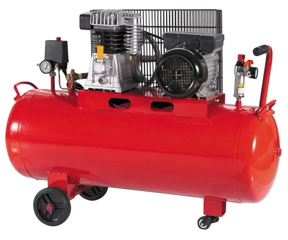 Italy Oil Free Dry  Air Compressor Belt Driven Piston Type 2HP/1.5KW  50L 100L Tank Professional Manufacturer