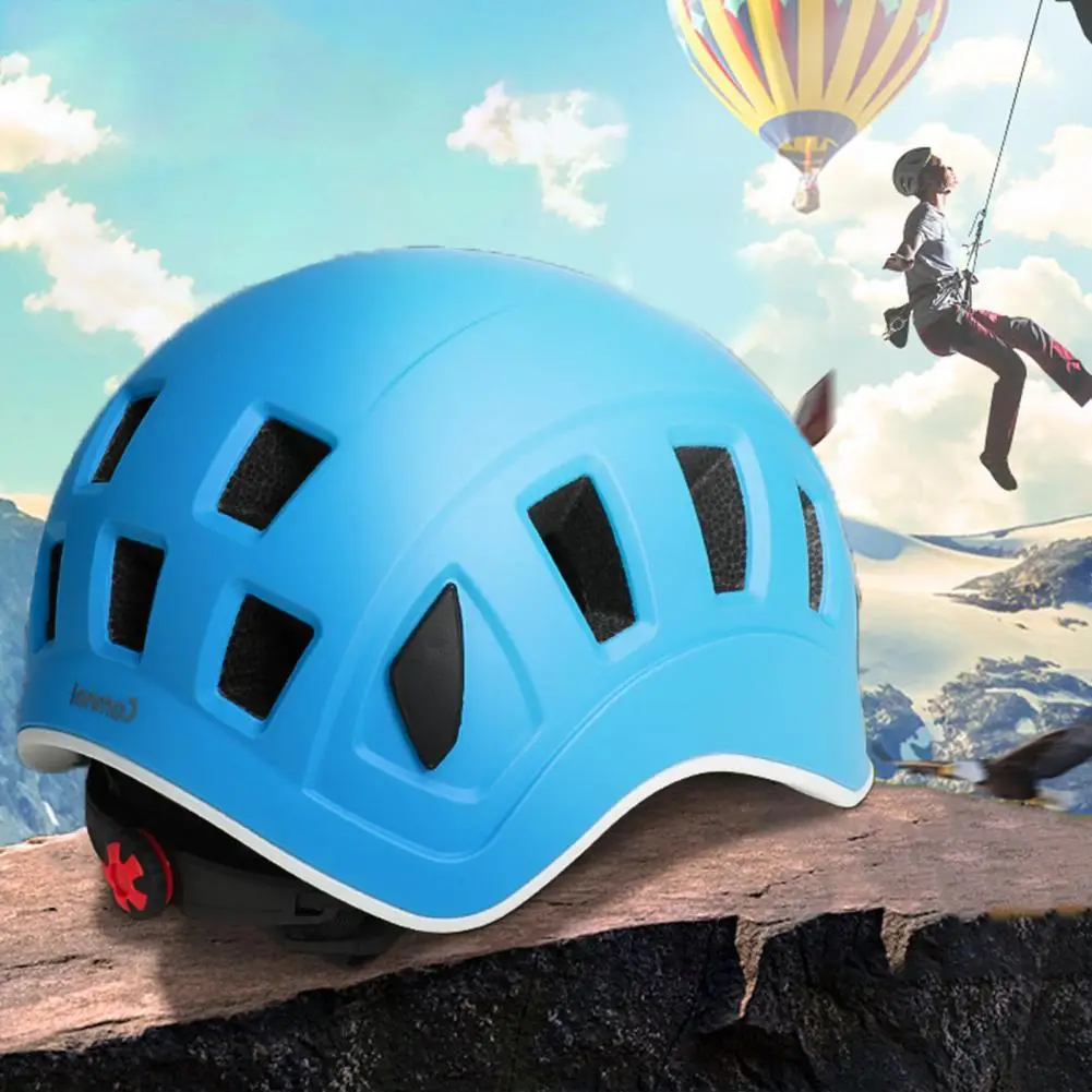 Ice Climbing Helmet Comfortable Sweat Absorption Shock Absorbing Security Mountain Rock Climbing Helmet for Mountaineering