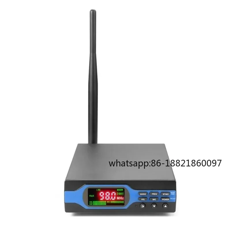 

2025-FMUSER FU-X01BK 1W FM Transmitter Radio Broadcast Wireless for Church , Movie drive-in Radio Station-
