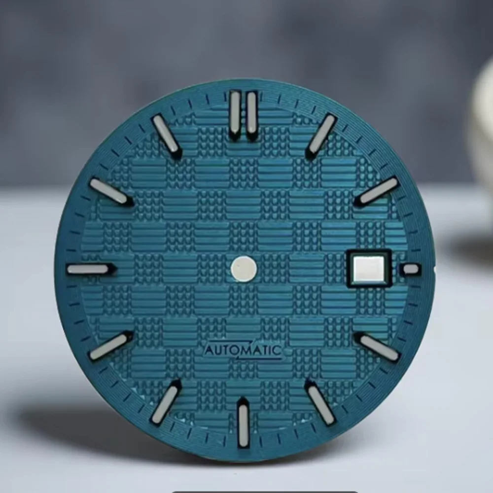 31MM blue lustrous sterile dial Miyota 8205 8215 821A ST1612 ETA 2813 pearl DG2813 3804 movement