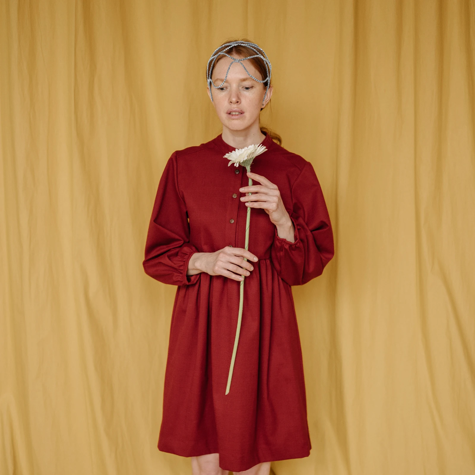 

Rhinestone Hair Chain Bridal Headpiece Mesh Decorative Headdress Wedding Fashion Female Jewelry Accessories Elegant Engagement