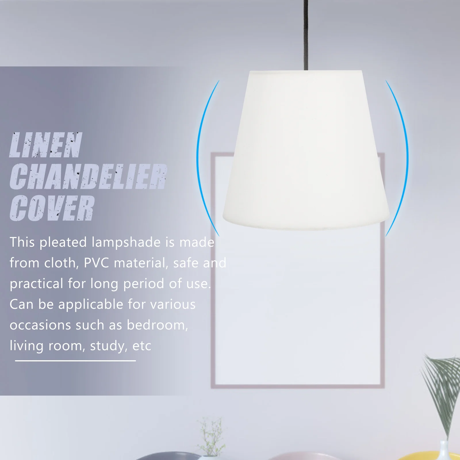 

Linen Wall Lamp Shade Simple Fabric Cover For Table Floor Desk Lamp Sturdy Decorative Replacement Household Light