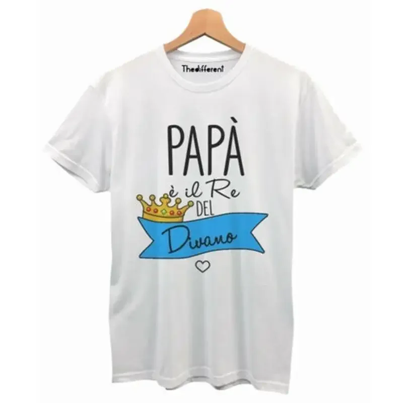 TShirt For Men Dad Is The King Of The Sofa Funny Gift Idea