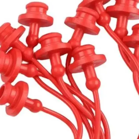 10Sets 1/2 Inch Red Rubber Hydraulic Quick Connect Dust Cap For Male Female Hose Coupler Protection Agricultural Machinery