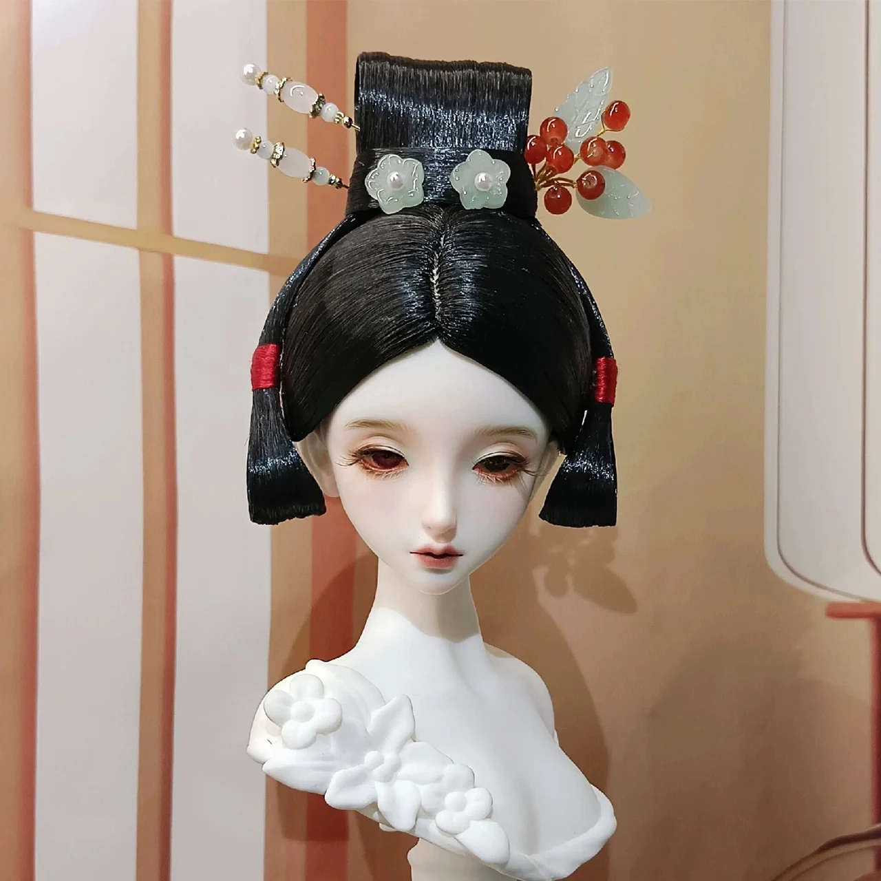 

1/6 1/4 1/3 Ancient Costume BJD Wig Hanfu Fairy Hair Retro Wigs For BJD/SD YOSD MSD SD13 Big Girl SSDF Doll Accessories C2520