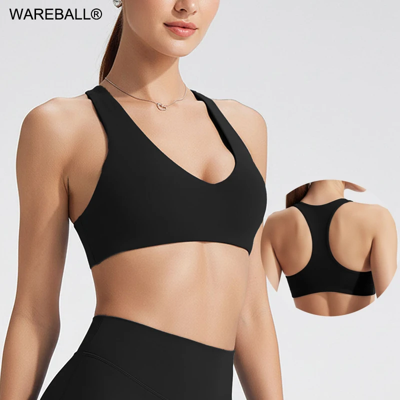 

WAREBALL Softmotion женский спортивный бюстгальтер пуш-ап с высокой поддержкой тренажерный зал майка для фитнеса пилатеса бег спортивное нижнее белье тренировки йога
