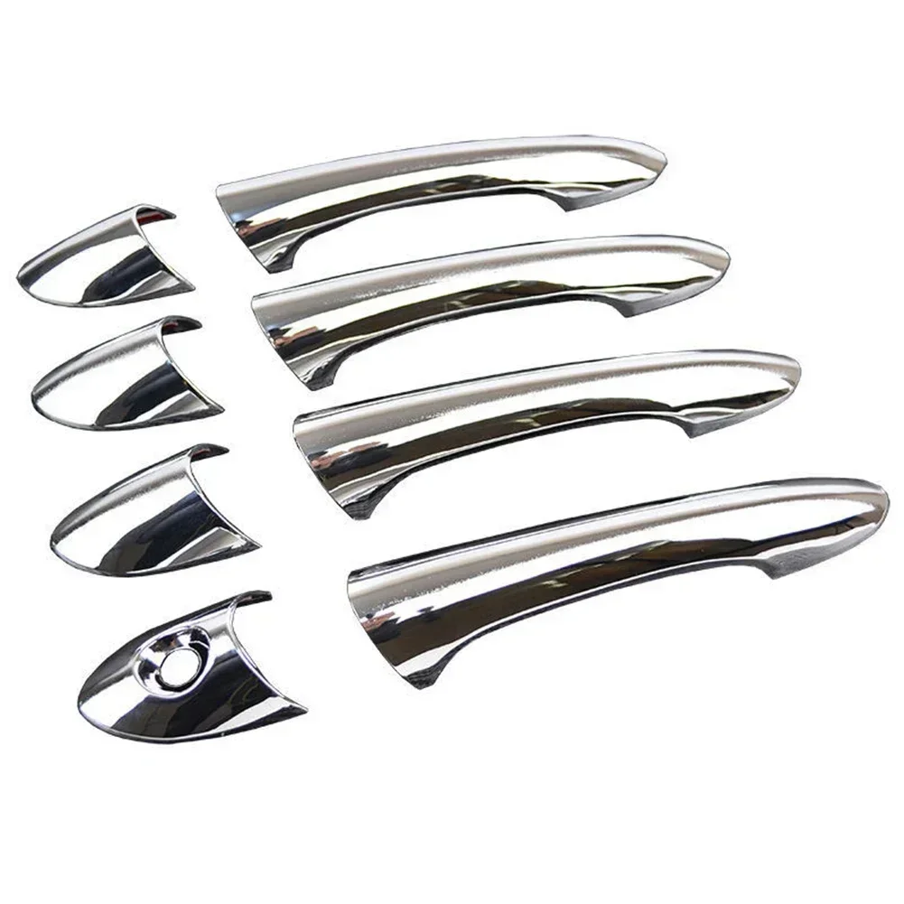 Cars Styling Chrome Trim Door Handles Covers For Hyundai For Sonata For I45 For YF 2011 2012 2013 2014 Cars Auto Accessory