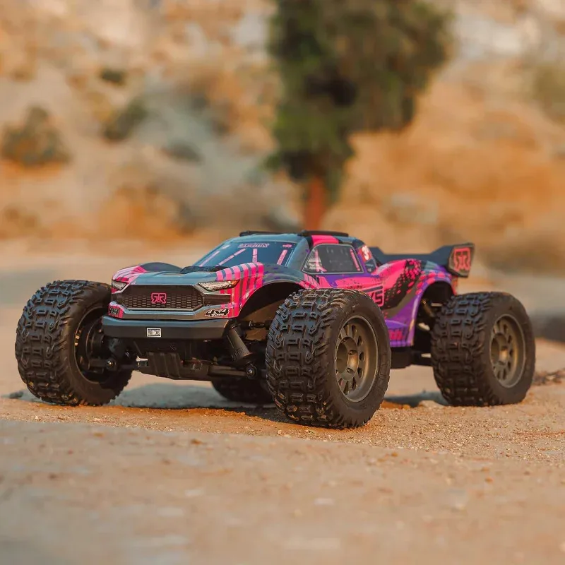 1/10 RC Rock Crawler Car VORTEKS 4X4 223S BLX BRUSHLESS Stadium Remote Control High Speed Vehicles RTR  with DSC Purple ARA430