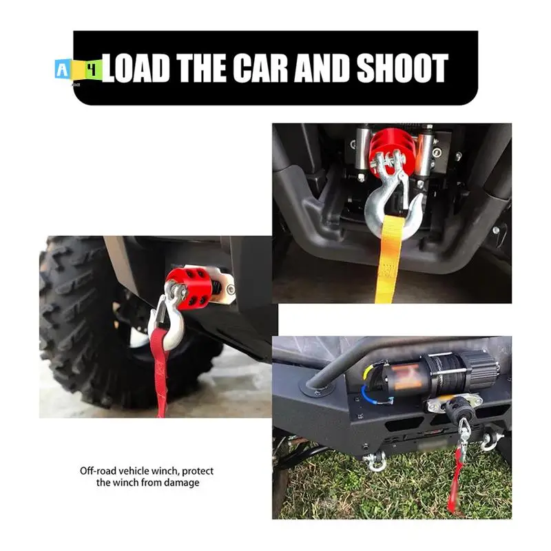 

A04E-Universal Winch Cable Rubber Stopper,High-Performance Cable Protection, Automobile Modification For Trucks