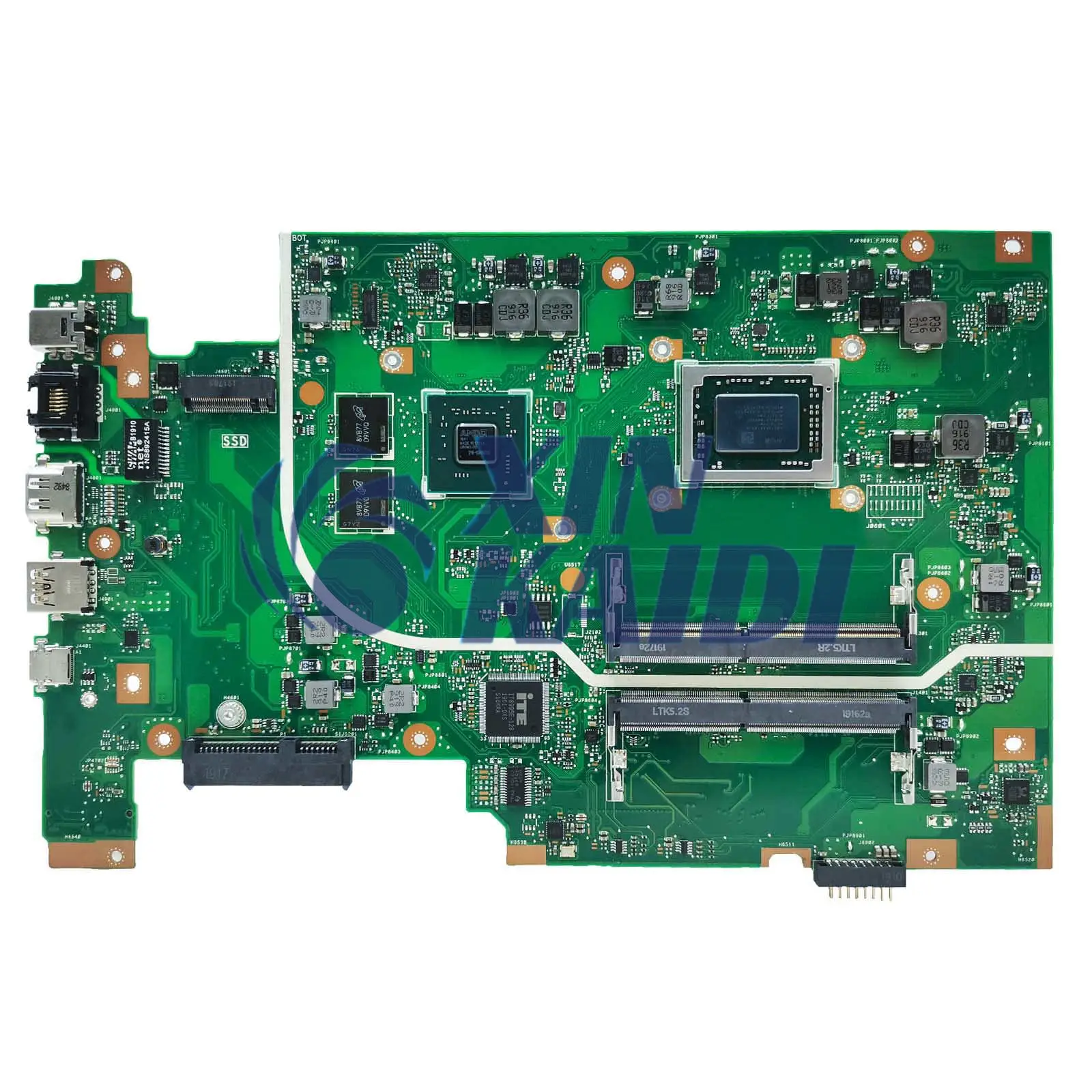 Laptop motherboard für asus f705q a705q x705q mainboard A12-9720P cpu v2g