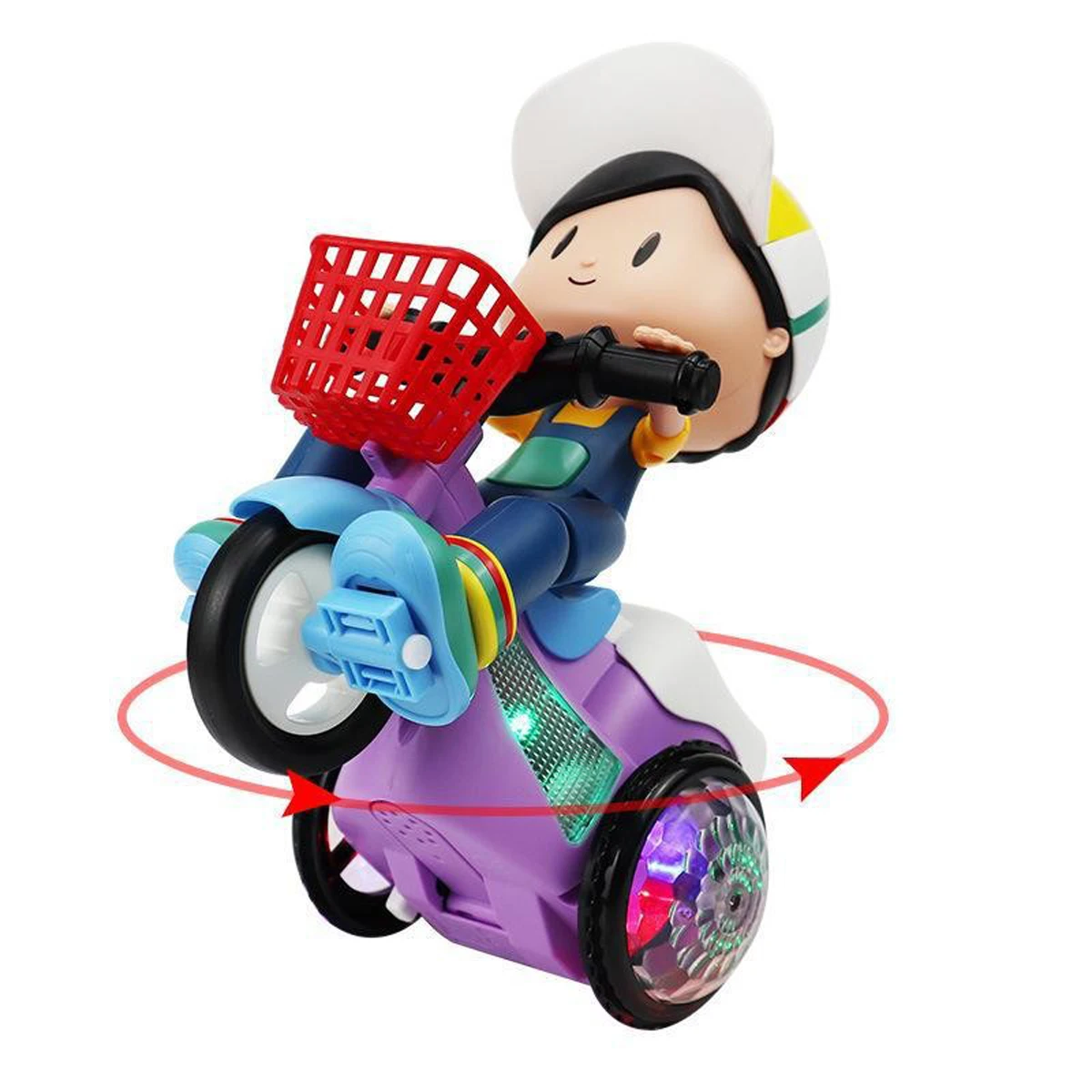 Jouets de danse rotatifs pour enfants, vélo électrique universel, tricycle cascadeur, lumières colorées, jouet musical, voiture, cadeaux masculins et féminins