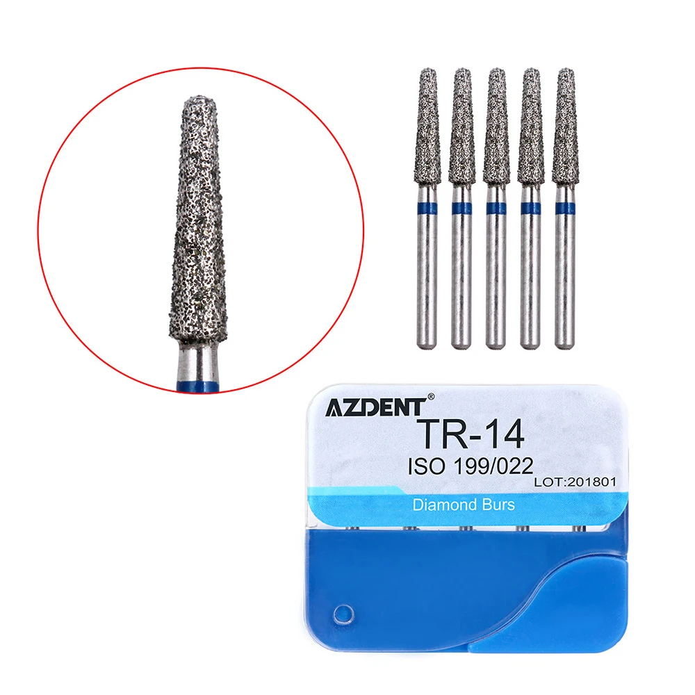 20 Boxen AZDENT Dental Diamantbohrer FG 1,6 mm für Hochgeschwindigkeits-Handstücke, mittlere Polierbohrer, Laborinstrumente, Zahnarztwerkzeuge – Detail 11