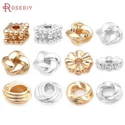18K Gold Color Brass Square Bracelets Beads Spacer Beads High Quality Diy Jewelry Accessories Making Rosediy Official Website