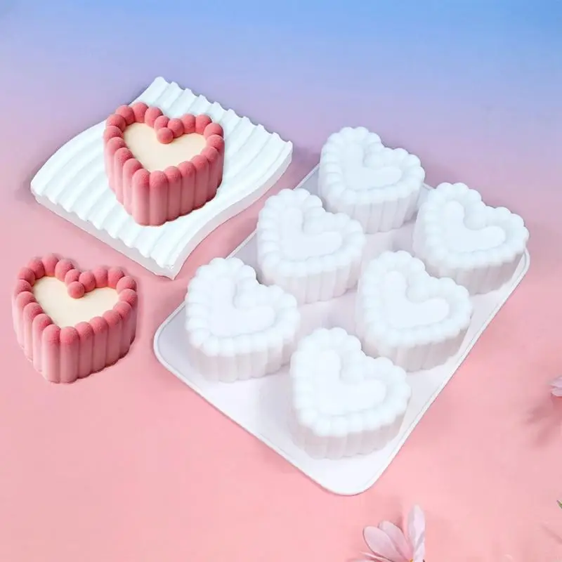 

Detailed Fruit Silicone Mould for Heart Chocolate Baking Ice Cream and Crafting Projects Dishwasher Safe Y5GB
