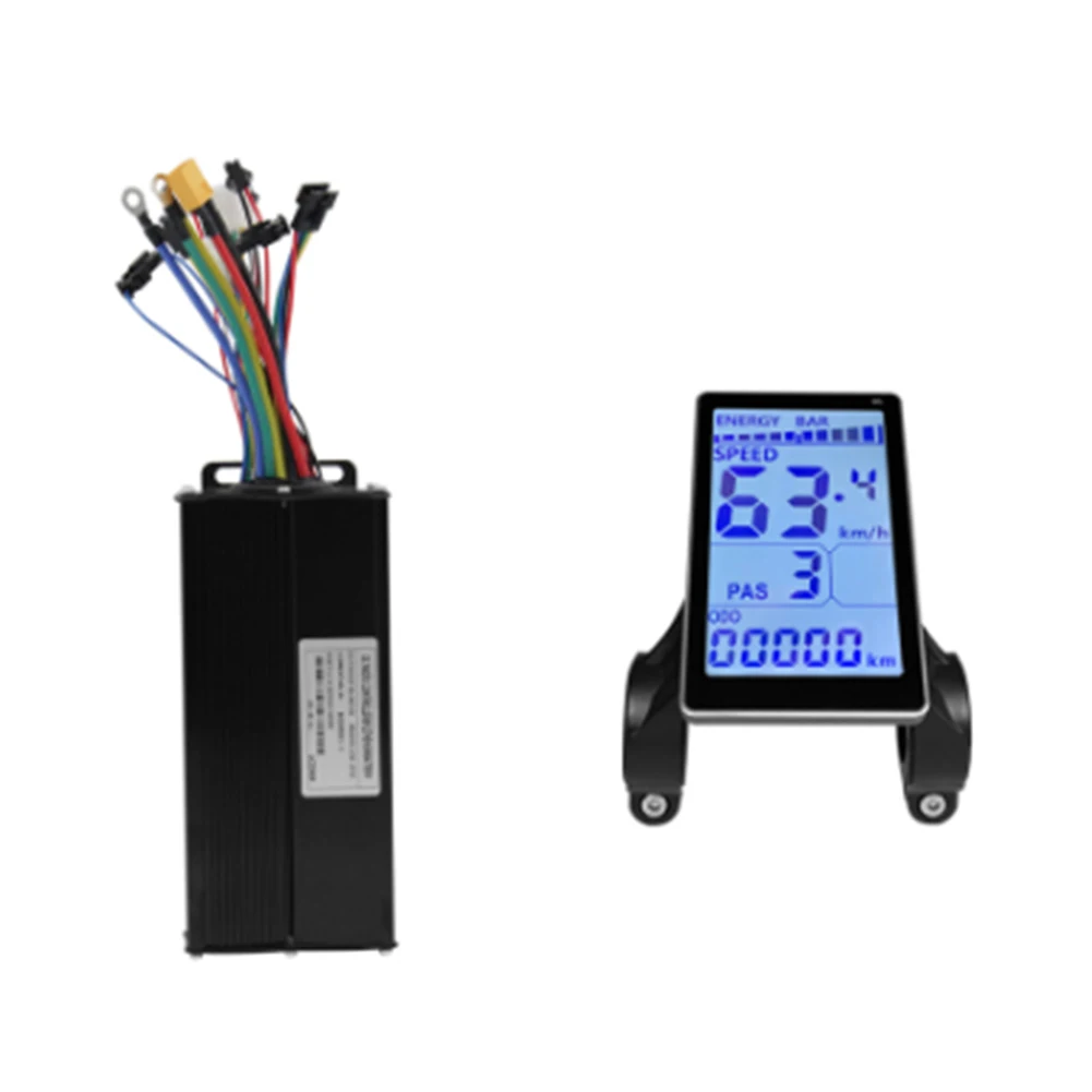 

Electric Bicycle Controller With Display 40A Three-Mode Controller Lithium Battery Assisted Retrofitting With Instruments