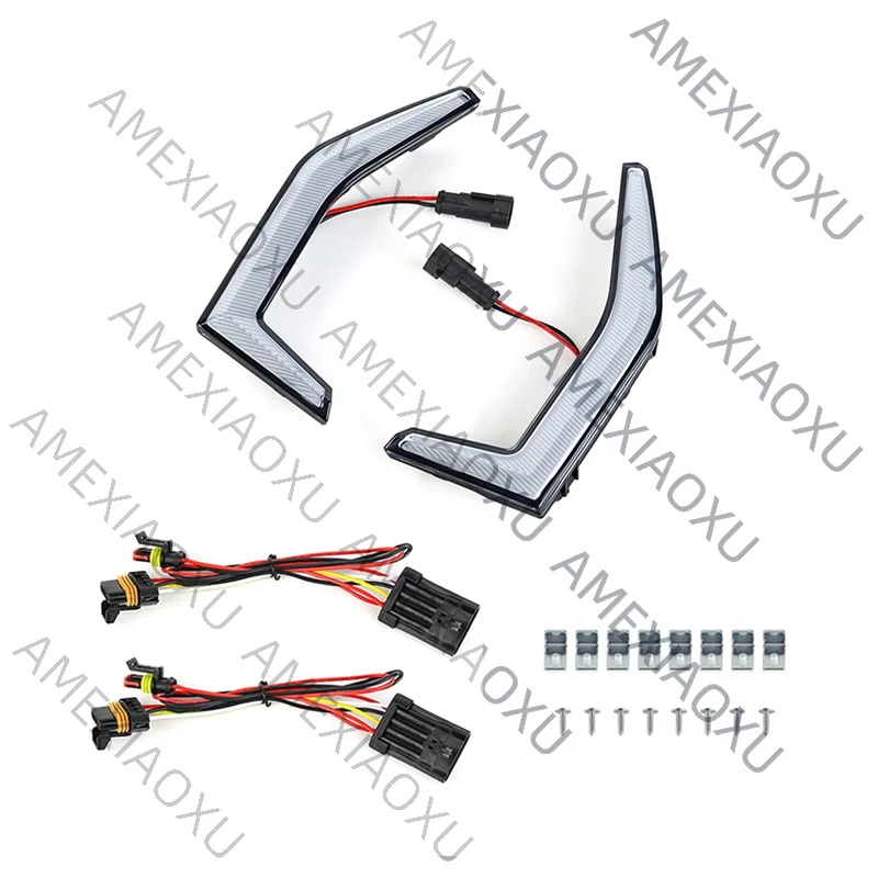 

Светодиодные дневные ходовые огни (ДХО) высокого качества, 2 шт., передние, для Kawasaki Teryx KRX 1000 2020 2021 2022