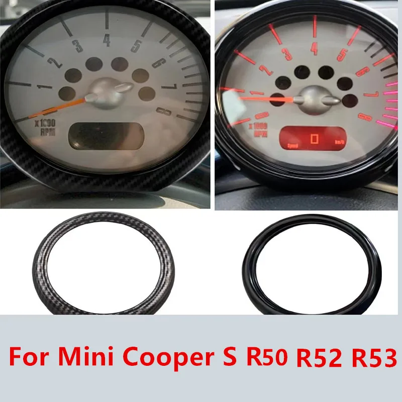 

Used for Mini Cooper S R50 R52 R53 front tachometer decorative cover sticker car styling mini cooper accessories