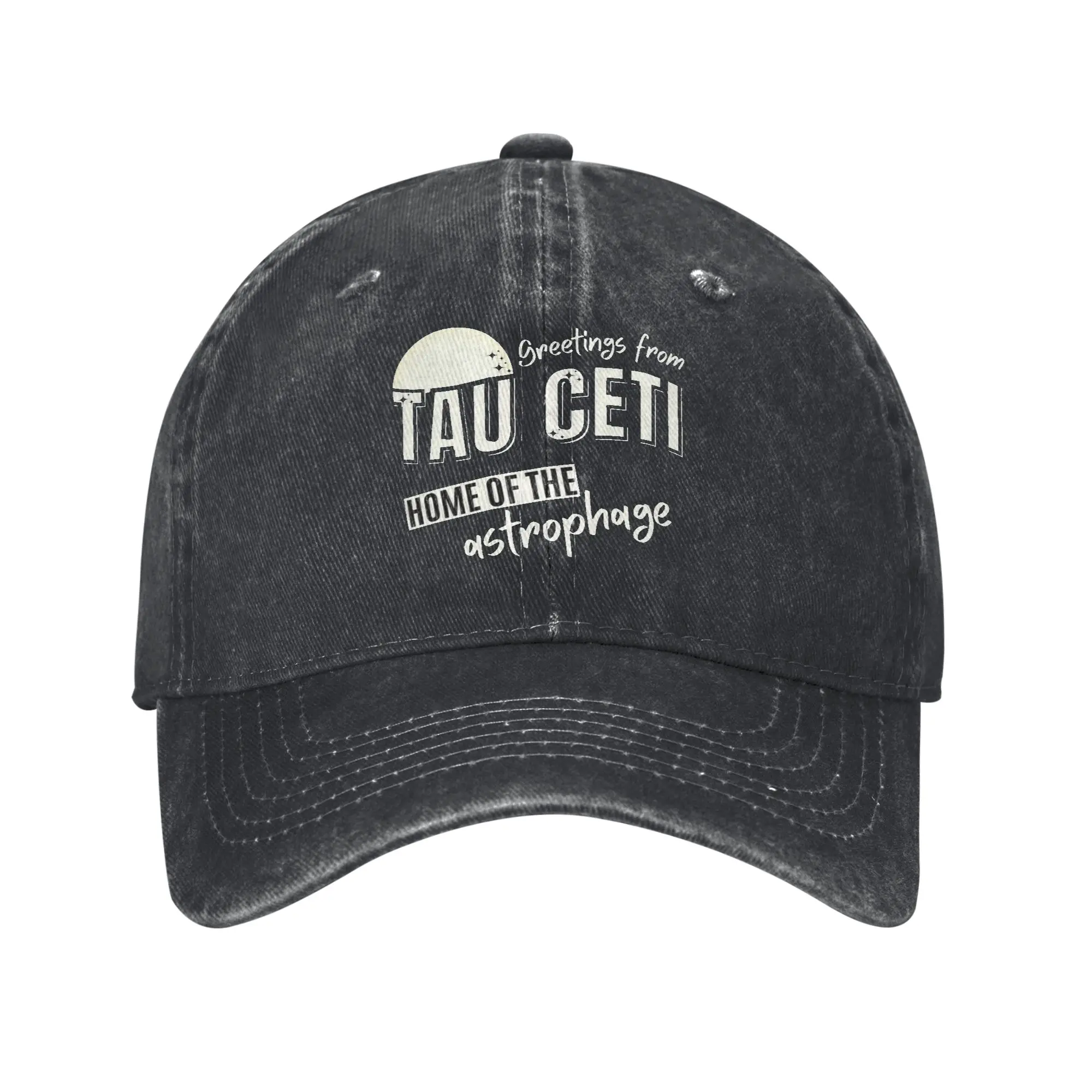 Gorras de béisbol retro de vaquero lavadas estilo Hail Mary de verano de Tau Ceti Projects, gorras de sol de mezclilla para hombre, gorras con visera para senderismo para mujer