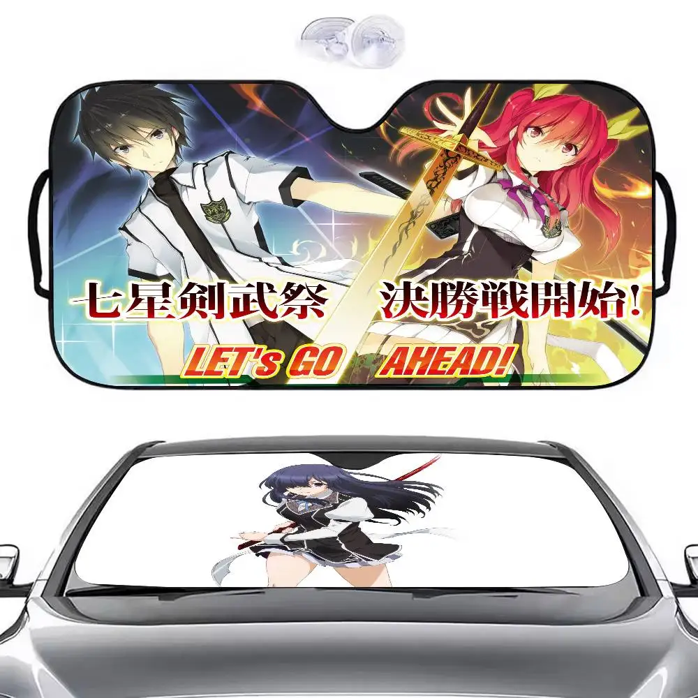 

ANIME R-Rakudai Kishi no Cavalry Car SunShade Parasol Car Windshield Sun Shade UV Protection and Interior Cooler