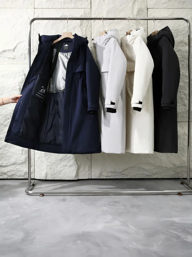 سلسلة Arctic Exploration Platinum للسيدات طويلة من Jaet 20 ℃ مقاومة البرد أوزة أسفل انعكاس الحراري عارضة Sle #3