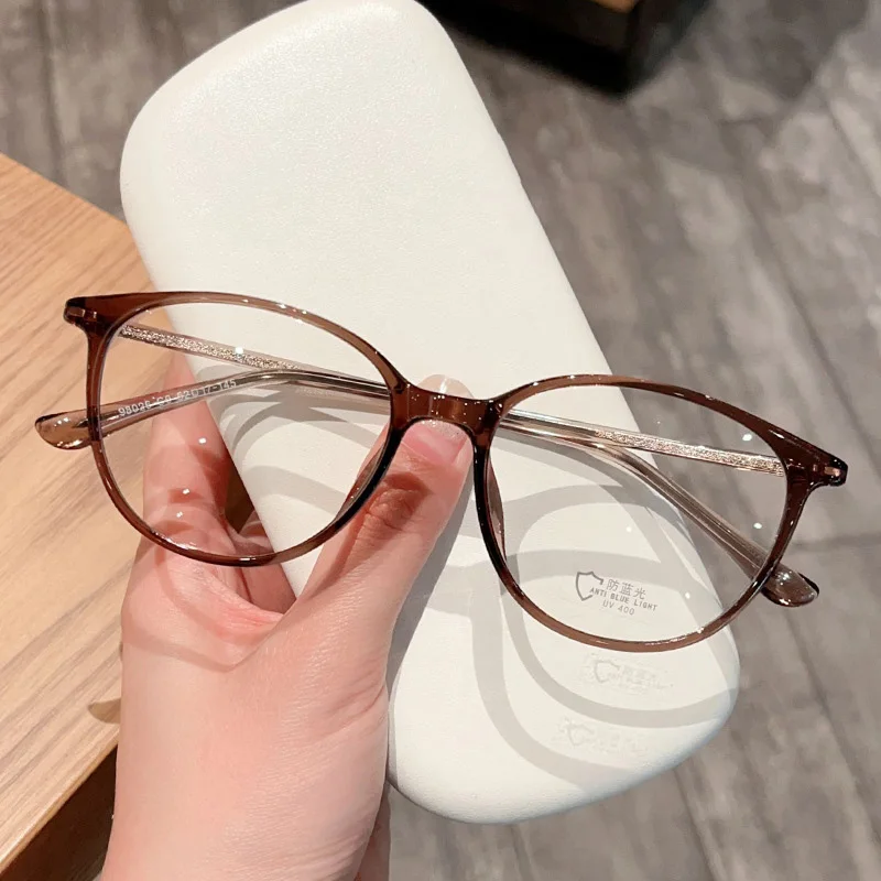 ISLINO Fashion Women's Customizable Prescription Glasses Progressive Photochromic Anti Blue Light Reading Glasses Myopia Eyewear