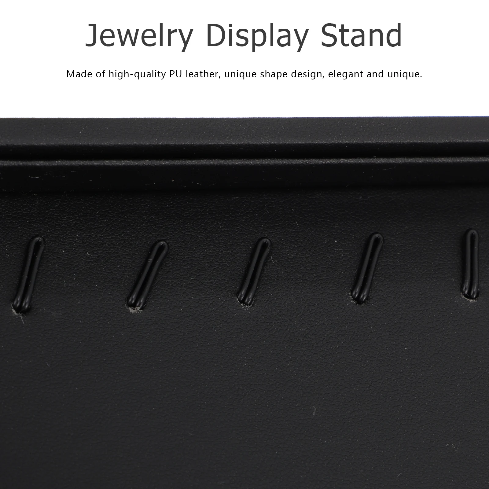 

Стильный лоток для демонстрации ювелирных изделий из искусственной кожи, ожерелье, браслет, держатель для колец, подставка для розничного магазина, торговое шоу, домашний органайзер