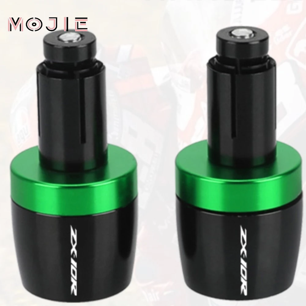 

For KAWASAKI ZX10R ZX 10R ZX-10R 2004 2005 2006-2016 2015 2014 2013 Motorcycle handlebar grips slider cap plug aluminum bar end
