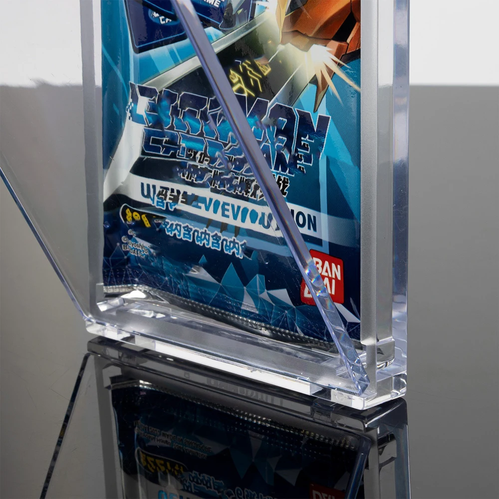 الاكريليك بطاقة الشفط المغناطيسي الطوب ل POKE عالية الإنتاجية عالية صلابة لعبة الكرتون بطاقة الطوب صندوق عرض اليدوية