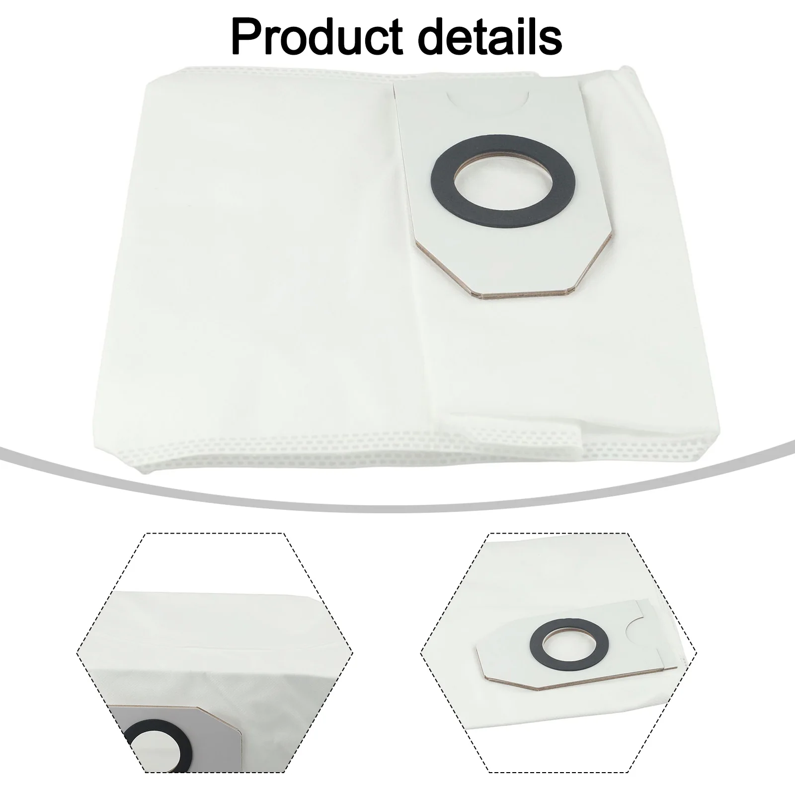 6 Pcs Dust Bag Compatible For Mide A for v12 / For Eureka J12 Ultra Vacuum Cleaner Replacement Robot for sweeper Spare Part