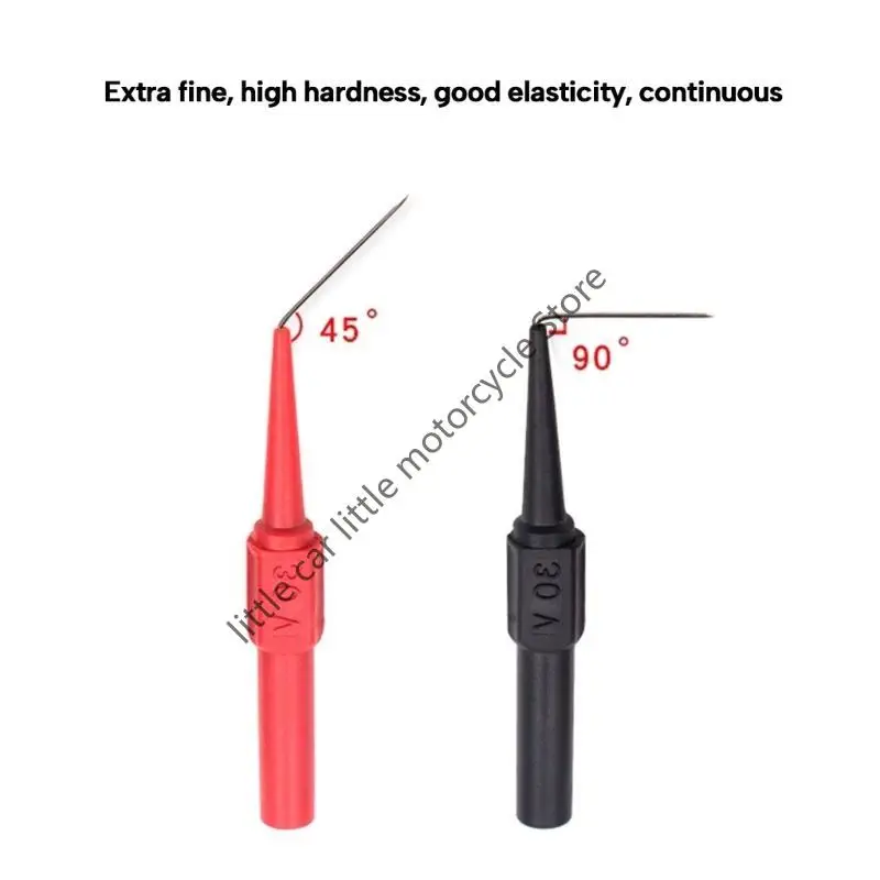 R9CC 4Pcs Car Tip Probes Diagnostic Tools Multimeter Test Leads Extention Tip Probes
