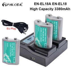 EN-EL18 EN EL18 ENEL18 EN EL18 EN EL18A Camera Battery+Fast Charger for Nikon EL18B EL18C EL18D D4 D4S D5 MB-D12 D800 D800E