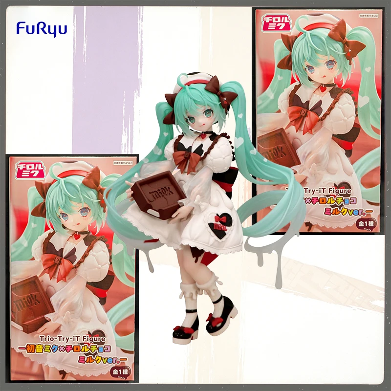 in-stock-furyu-genuine-trio-try-it-figure-hatsune-miku-x-tirol-choco-milk-ver-anime-figure-modle-toy-gifts