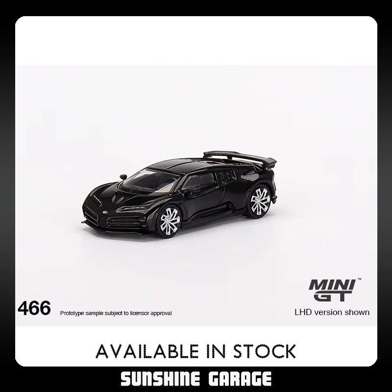 

MINIGT 466 В наличии 1:64 Centodieci черный сплав диорама супер модель автомобиля игрушки