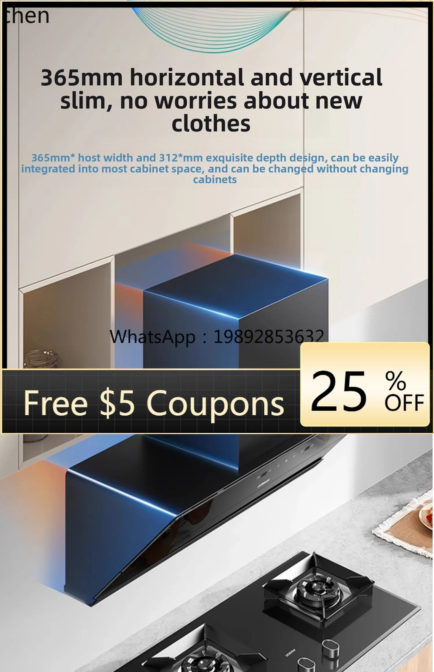 

frequency conversion side suction 23A3S range hood kitchen household large suction replacement subsidy